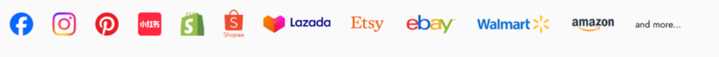 Marketplaces including Amazon, eBay, Etsy, etc.